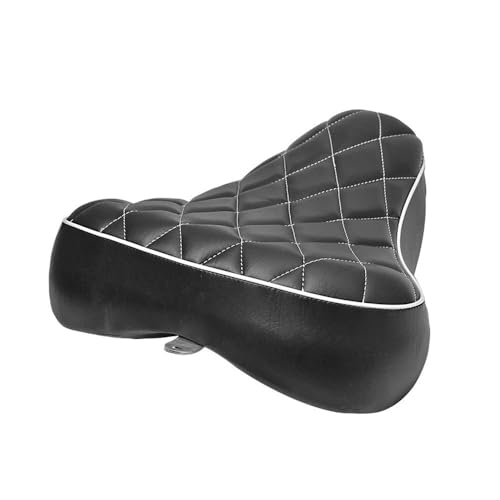 Selle de moto noire de finition supérieure pour Sportster 1200 et Custom