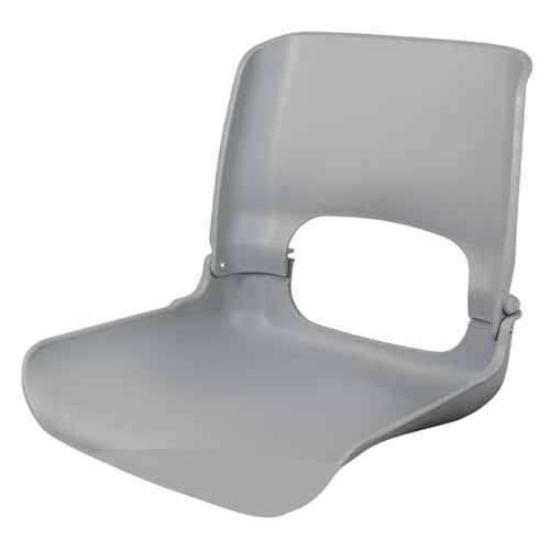 Menolana High Back Folding Boat Seat Fishing Seat Comfortable Lightweight Boat Cabin Seating Chair for Canoeing Summer, Gray