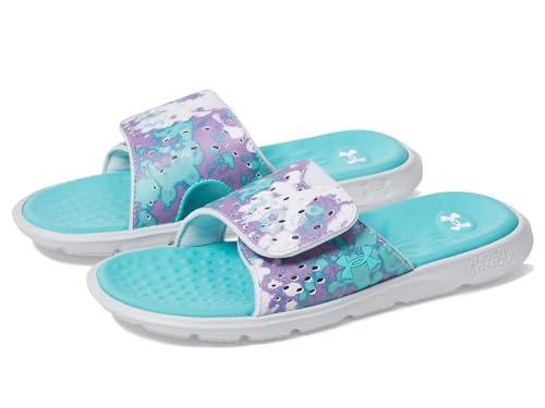 Sandales Under Armour Ignite Pro enfant gris et turquoise taille 1 Little Kid