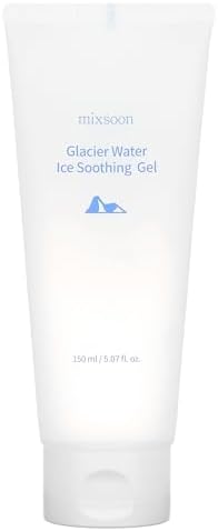 mixsoon Glacier Water Ice Soothing Gel 5.07 Fl. Oz. /150ml Cooing Soothing Care for Sensitive Skin Korean Glass Skin Care