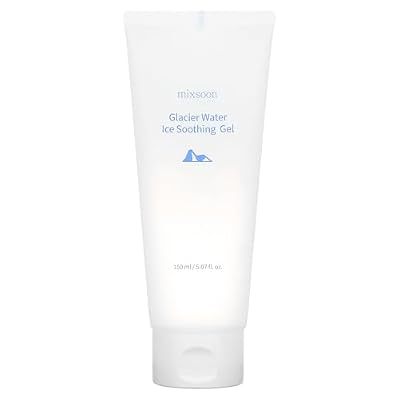 mixsoon Glacier Water Ice Soothing Gel 5.07 Fl. Oz. /150ml Cooing Soothing Care for Sensitive Skin Korean Glass Skin Care