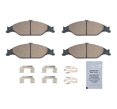 Image of HUSCH D804 Front Ceramic Brake Pads Kit Fit For Ford Mustang 1999-2004