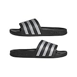 adidas Kobiety Adilette Aqua Slides Sandal, core black/silver met./silver met., 37 EU