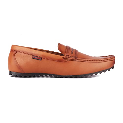 Image of Red Chief Genuine Leather Formal Loafers for Men | Elegant & Comfortable Slip-On Shoes | RC3746