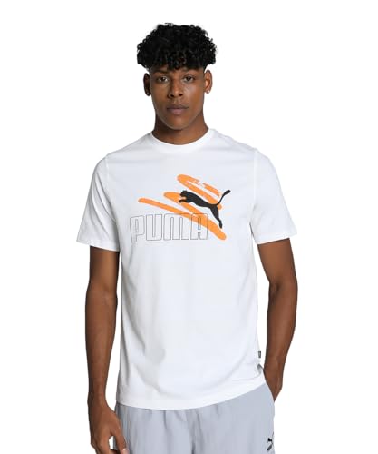 Image of Puma Men's Printed Regular Fit T-Shirt