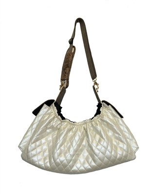 PeTOTe Gigi Pet Sling - Ivory Quilted