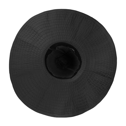 Sombrero de mujer con ala ancha para sol, plegable miniatura 5