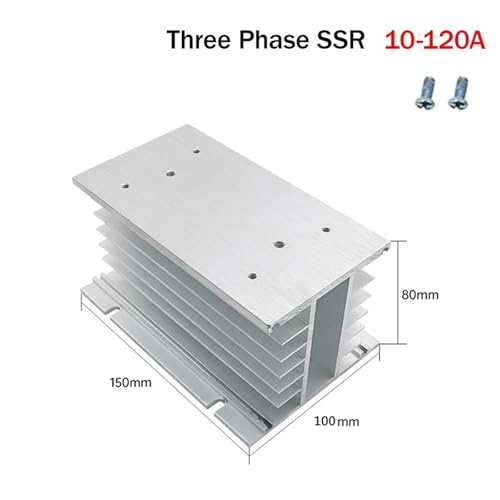 Relais statique triphasé TSR SSR-10DA pour commande de four industriel et moteur CA - 2