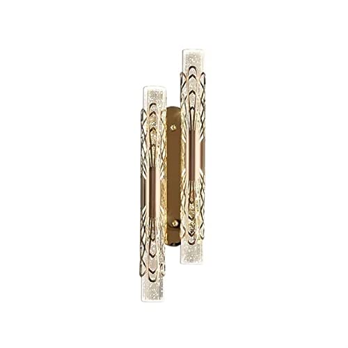 Apliques de pared para interiores Lámpara de pared de cabecera de lujo ligera lámpara de decoración de pared de fondo moderna y minimalista lámpara de iluminación de pasillo para salón, pasillo, dormi