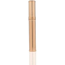 Pure Copper Carved Ripple Shiny Rose Golden Cigar Tube 100% Airtight