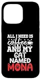Mona Cat Name GIfts With Coffee