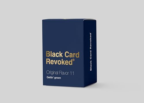 Black Card Revoked Edition Eleven - Gettin Grown | Black Card Game full of Fun Laughs & Debates | Celebrate Being the New Adults at your Next Cookout & Holiday Party | Enjoy with your Entire Family