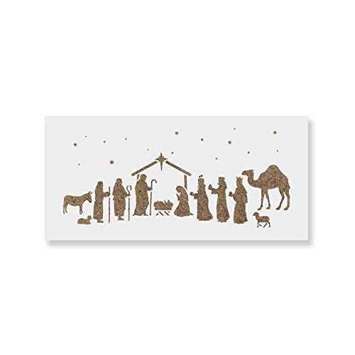 Nativity Stencil - Winter & Holiday Designs for Wood