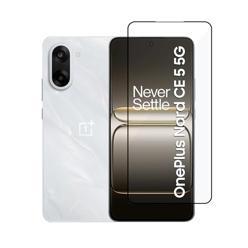 Image of CEDO Tempered Glass for OnePlus Nord CE 5 (5G) | Screen Protector Full HD Quality Tempered Glass Anti-Scratch Edge to Edge Coverage with Easy Installation Kit (Black)