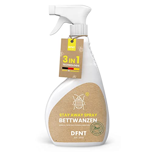 DFNT Bettwanzen Spray 500ml | Mittel gegen Bettwanzen | Ideale Bettwanzen Bekämpfung | Bettwanzen Falle Alternative Cover