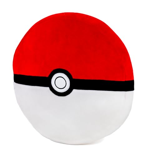Image of Mirada Pokemon Face Soft Plush Toy - 30cm | Official Licensed Stuffed Character Cushion for Kids & Fans | Super Soft & Cuddly | Ideal Gift for Birthday /Christmas /Diwali