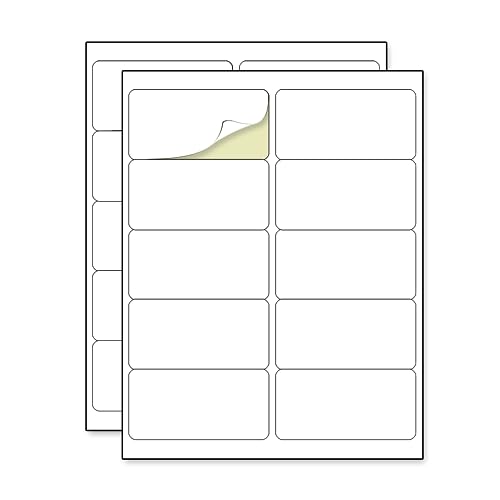 60 Sheets, 2 X 4 Printable Labels Stickers, Mailing