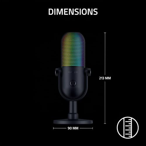 Microphone Razer Seiren V3 Chroma USB supercardioïde DSP 32 bits - vue 9
