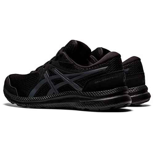 Asics Men's Gel-Contend 7 Running Shoes, 11, Black/Carrier Grey #TOP2