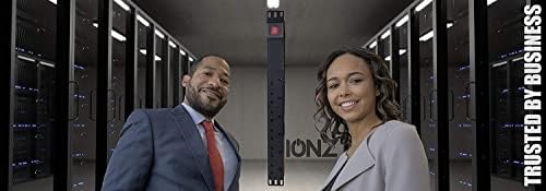 IONZ 7 Way 13A PDU 1U Switched 19" Inch Standardised Horizontal Power Distribution Unit