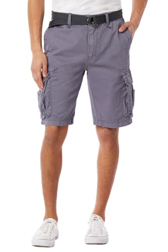 UNIONBAY Men's Survivor Belted Cargo Short-Reg and Big & Tall Sizes
