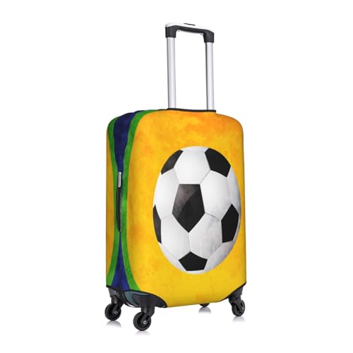 Circular Soccer Luggage Cover for Suitcase, Suitcase Cover Protector Fit 22-24 Inch Luggage Travel Accessories, M3