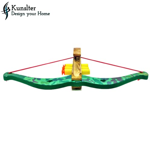 Image of Wooden teer Kaman Pattern Gun for Kids /Shot Gun /Toy Gun /Arrow Bow