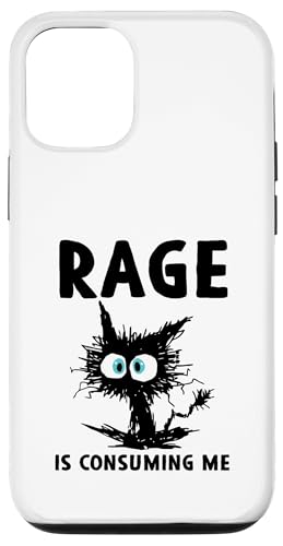 Rage Consumes Me Funny Silly Cat Meme fB[X Y X}zP[X iPhone 12/12 Pro p