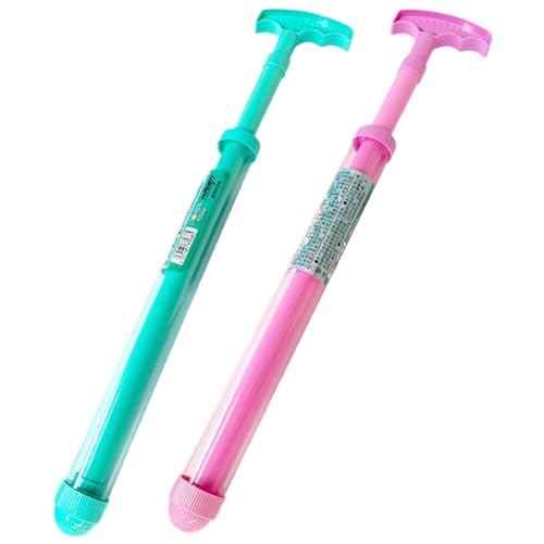 Pistolas de Agua para niños, 2pcs 16 Pistola de Agua de los escuadradores de Fuegos Artificiales con Mango, Juguete de escuadrón de riego de plástico de Gran Alcance para la Piscina al Aire libr