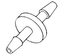 Barb Inline for A-dec - 1/16" Inline Barb - 10 per Package ADB014