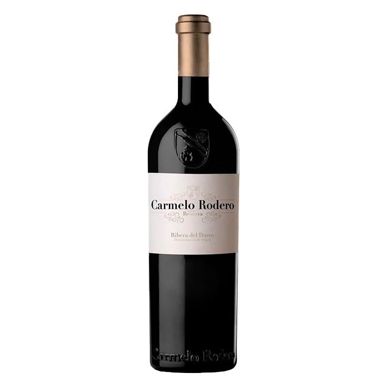 Carmelo Rodero Reserva Magnum, vino tinto español de crianza con Tempranillo y Cabernet Sauvignon, ideal para compartir elegancia y complejidad en gran formato.| 1 botella