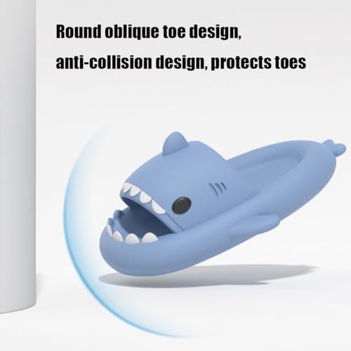 Shark Slides For Women Men, Shark Cloud Slippers, Cartoon Fashion Anti-Slip Shark Sandals For Adults Boys Youth4
