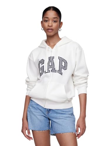 Image of GAP Women's Logo Hoodie Hooded Full Zip Sweatshirt