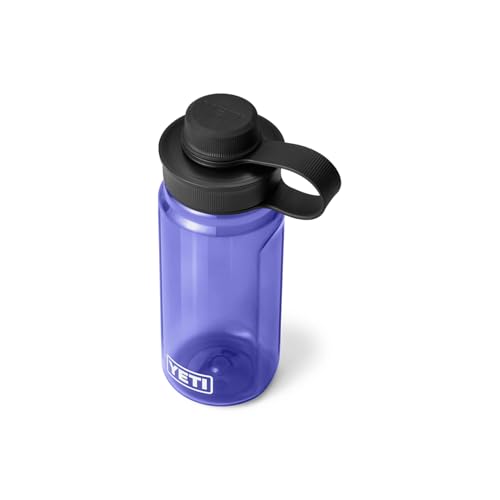 Image of YETI Yonder Water Bottle with Yonder Tether Cap, Lightweight, Leakproof and BPA-Free