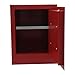 Rurazong 4 Gallon Flammables Liquid Storage Cabinet Industrial Safety Cabinet Galvanized Steel Hazardous Storage Cabinets Load 176lbs Fire Cabinet for Commercial Industrial and Home Use (Red)