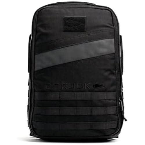 GORUCK Rucker 4.0, Weighted Rucking Backpack, Military Rucksack, Black, 20L