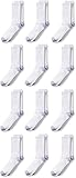 Fruit of the Loom Girl's 12 Pack Crew Socks