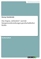 Das Stigma Behindert Und Die Integrationsbemuhungen Gesellschaftlicher Krafte 3656881898 Book Cover