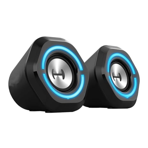 Altavoces PC RGB para mejorar tu zona de juego y teletrabajo con audio bluetooth