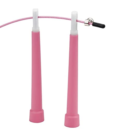 XIANGFATS Skakanka Regulowany Ćwiczenie kieszonkowe fitness dorosły przenośny sprzęt fitness skakać liny kieszeń skakanka boks skoki crossfit, sportydia (Color : Pink)