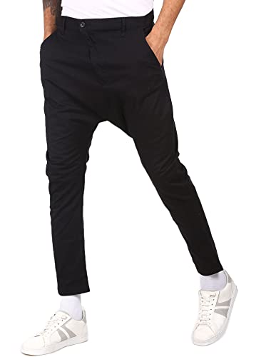 Image of Men's slim Casual Trousers (8907542416424 271222457 38W X 28L Black)