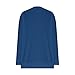 Women's Cowl Neck Ruched Tops Draped Front Long Sleeve Tee T Shirt Teacher Outfits Solid Color Work Trendy Tops Navy M