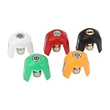 A ABSOPRO High Pressure Washer Fan Shaped Spray Nozzle Tips Quick Connector Multiple Degrees 1/4 INCH Pressure Washer Tips Stainless Steel Plastic (Set of 5)