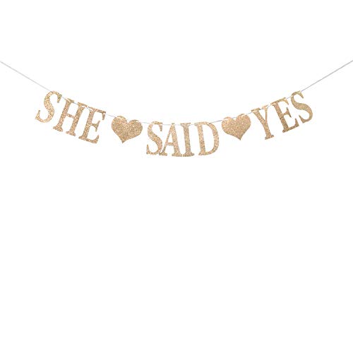She Said Yes Decorations