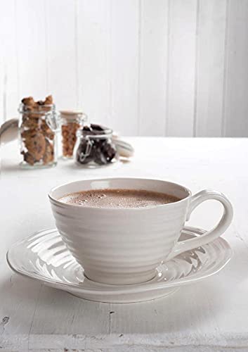 Portmeirion Sophie Conran White Jumbo Cup And Saucer #TOP1