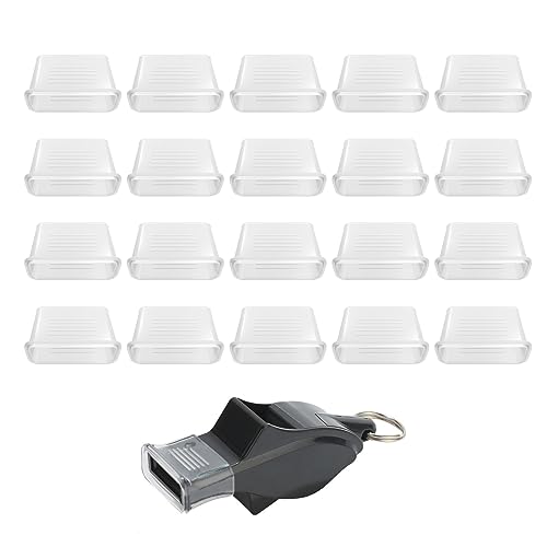 20 protectores transparentes para boquilla de silbato miniatura 1