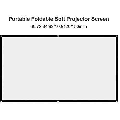 Pantalla portátil para proyector, 4K HD 16:9, plegable miniatura 5