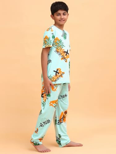 Image of Ninos Dreams Boys Cotton Coord Set /Boys Night Suit /Boys Loungewear /Boys Night Dress
