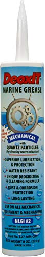 CAIG Laboratories, DeoxIT L27-MM-Q8T, Mechanical Marine Lithium Grease with Cleaner/Deoxidizer, Quartz Particles, 226 g Tube/Tip, Pack of 6 #1