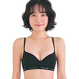 [ルシアン] ノンワイヤーブラ PEACH JOHN(ピーチジョン) コラボ ブラジャー CASUAL type ガールズ ブラック